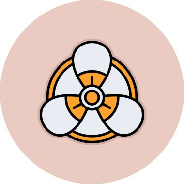 fan simgesi vektör illüstrasyonu