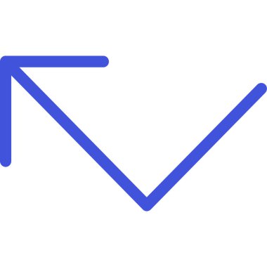 ok yönü simgesi ana hat biçiminde