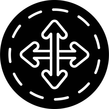 Yol işaretinin vektör illüstrasyonu