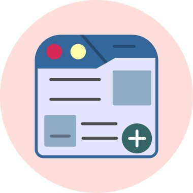 belge simgesi vektör illüstrasyonu