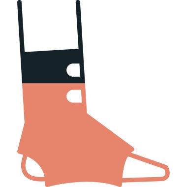 Bir çift siyah beyaz ayakkabının vektör çizimi