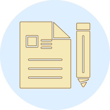 Modern çalışma kavramının vektör simgesi tasarımı