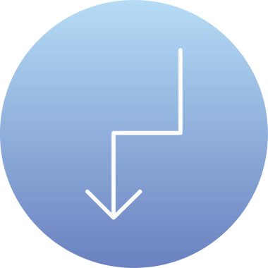 Ok. Web simgesi basit illüstrasyon