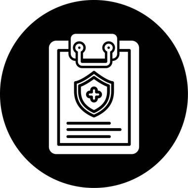 vektör kalkanı simgesi, basit illüstrasyon