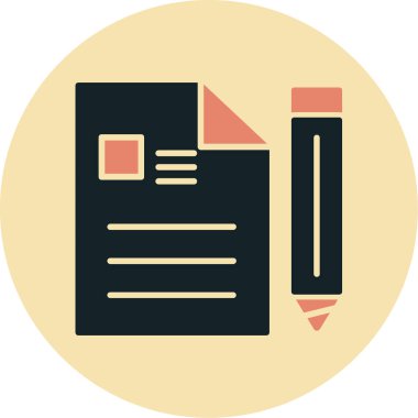 Dosya. Web simgesi basit illüstrasyon