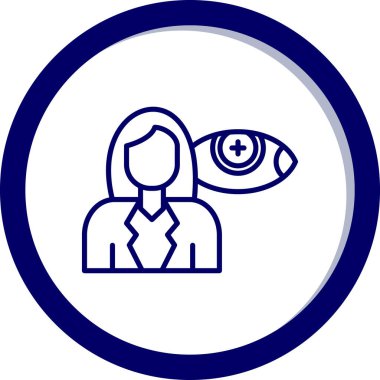 İnsan simgesinin vektör illüstrasyonu