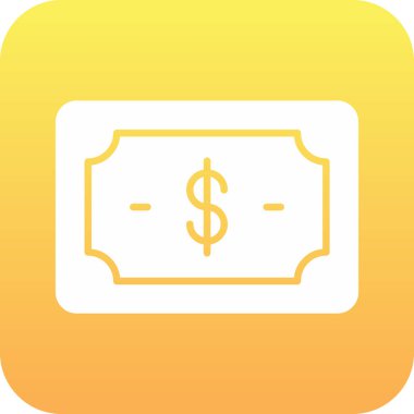 Dolar simgesi vektör illüstrasyonu