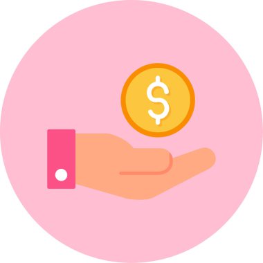 Dolar simgesi, vektör illüstrasyonu