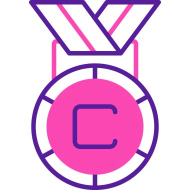 Madalya. Web simgesi basit tasarım