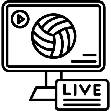 Canlı spor. Basit resimleme