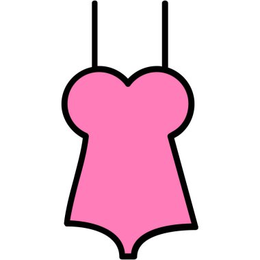 İki düğmeli pembe sütyen