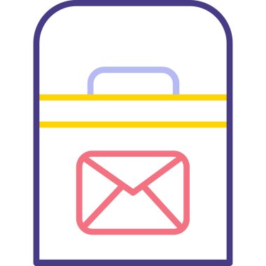 e- posta simgesi vektör illüstrasyonu