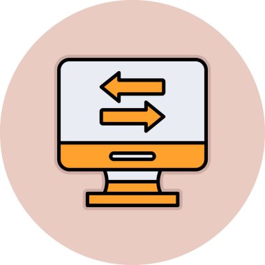 seo modern simgesinin vektör illüstrasyonu