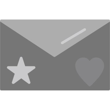 aşk zarfı vektör simgesi