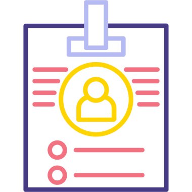 kullanıcı. Web simgesi basit illüstrasyon