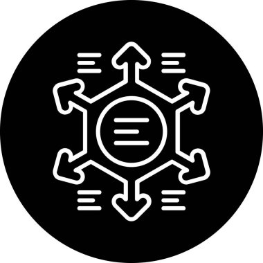 seo modern simgesinin vektör illüstrasyonu