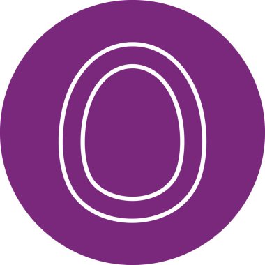 Modern bir simgenin vektör illüstrasyonu