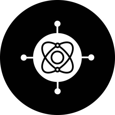 Bilim simgesi vektör illüstrasyonu