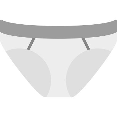 İç çamaşırı düz vektör simgesi