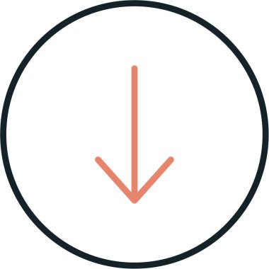 ok simgesi vektör illüstrasyonu