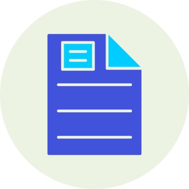 dosya biçimi simgesi, vektör illüstrasyonu