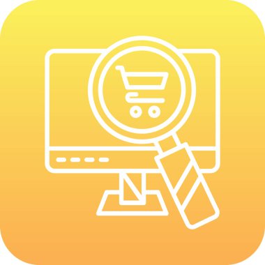 bilgisayar simgesi vektör illüstrasyonu