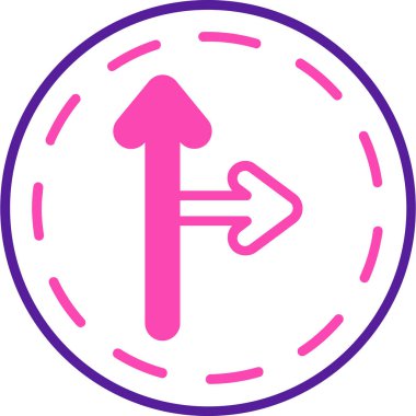 ok simgesi vektör illüstrasyonu