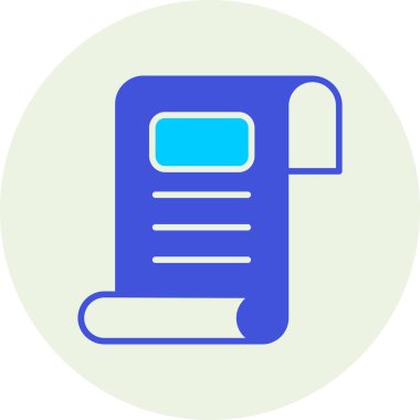 Belge. Web simgesi basit tasarım