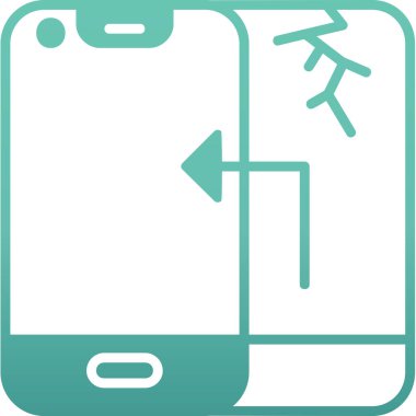 mobil ödeme düz kabartma simgesi