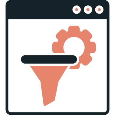 seo optimizasyon vektör simgesi