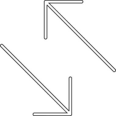 Ok simgesi. vektör illüstrasyonu