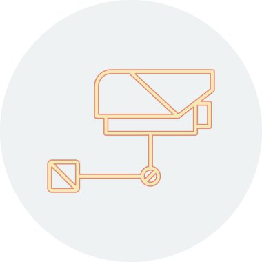 vektör modern düz daire simgesi.