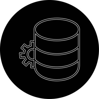 veritabanı simgesi çizimi