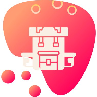 Modern bir simgenin vektör illüstrasyonu