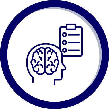 İnsan beyni ikonu. Beyaz arkaplanda izole edilmiş web tasarımı için beyin insan vektör simgesi