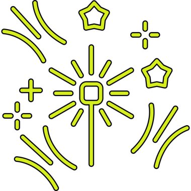 Havai fişek festivali ikonu