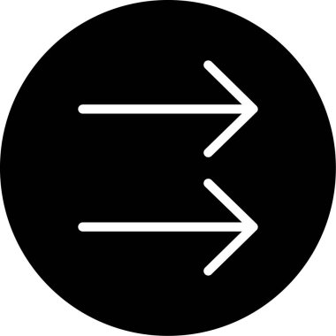 ok simgesi vektör illüstrasyonu