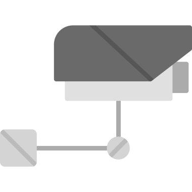 Ofis ve ofis simgesinin vektör çizimi. Web için ofis ve sistem stok sembolü koleksiyonu.