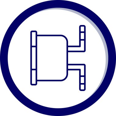 Modern b 'nin vektör illüstrasyonu eksik simgesi