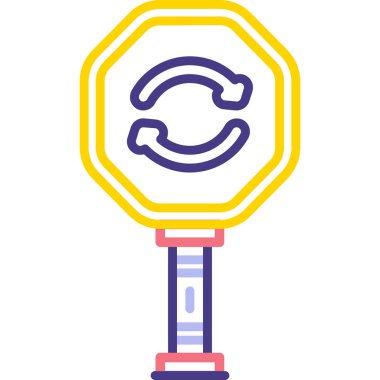 Lolipop modern ikon vektör çizimi