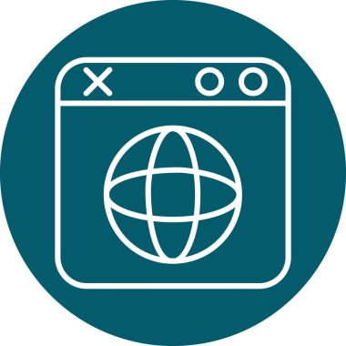 seo modern simgesinin vektör illüstrasyonu