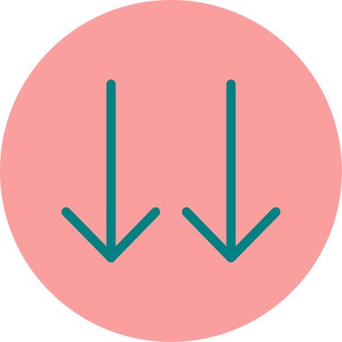 ok simgesi vektör illüstrasyonu