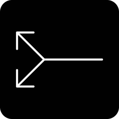 ok yönü konum simgesi ana hat biçiminde