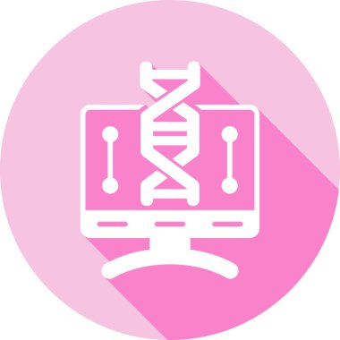 DNA simgesi. vektör illüstrasyonu