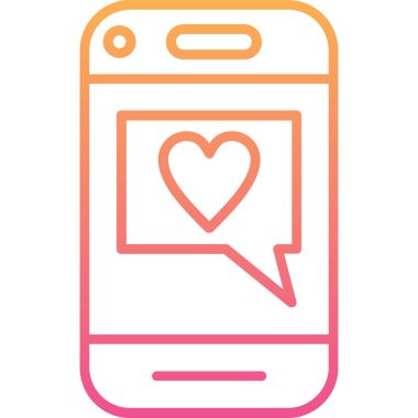 Konuş. Web simgesi basit illüstrasyon