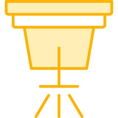 Çizgi film lambasının vektör çizimi