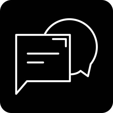 Mesaj var. Web simgesi basit tasarım