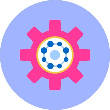 Teçhizat Web simgesi basit illüstrasyon