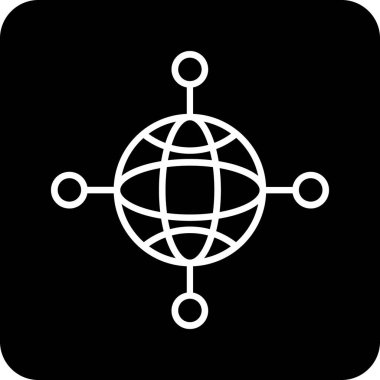 Vektör Genel Ağ simgesi