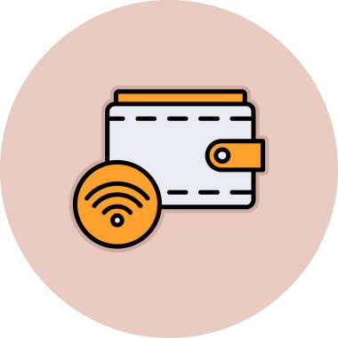 Wi-Fi simgesinin vektör illüstrasyonu